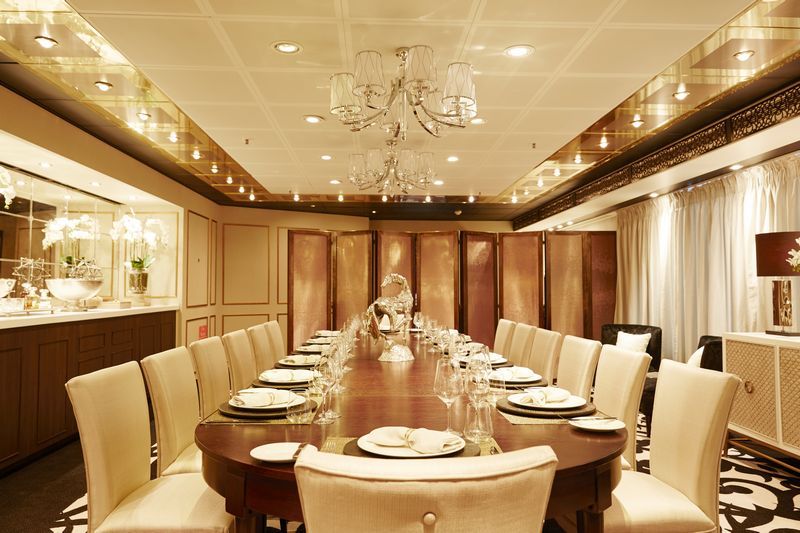 Chefs Table only available on the cruise ship Celestyal Journey